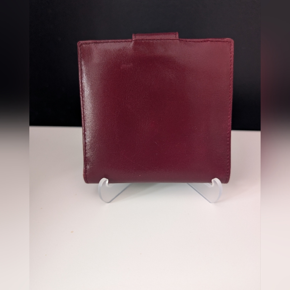 Celine Vintage Men's Wallet in Burgundy Leather - Michael Kors Era - Picture 2 of 8